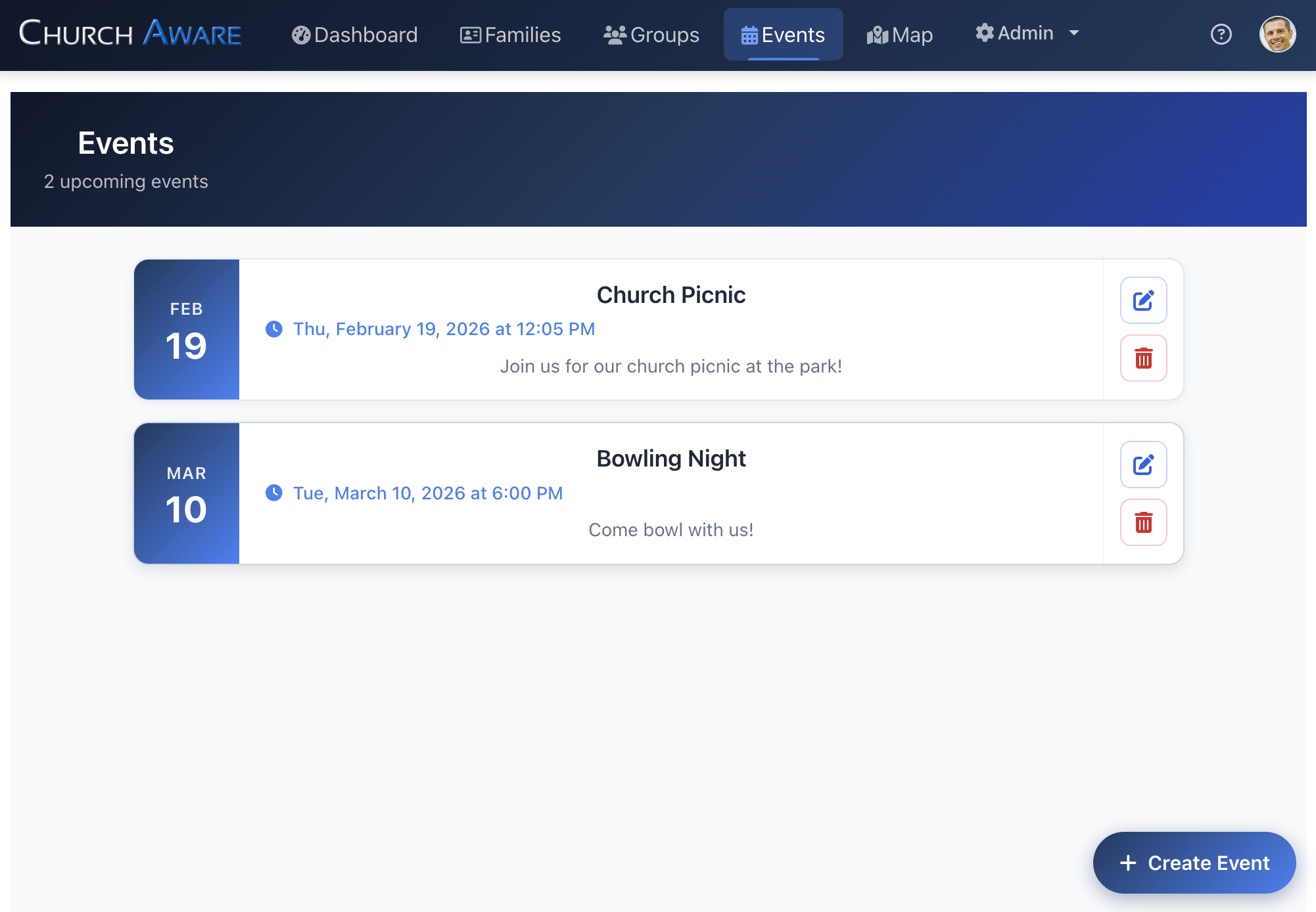 Churchinfo Church Aware — Modern Church Directory Software | Free Trial